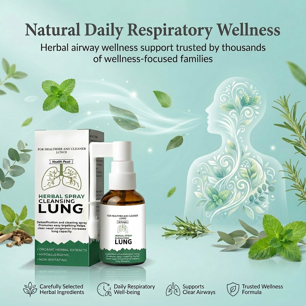 Health Peak™ Herbal Oral Spray – Natural Airway Support & Daily Respiratory Wellness