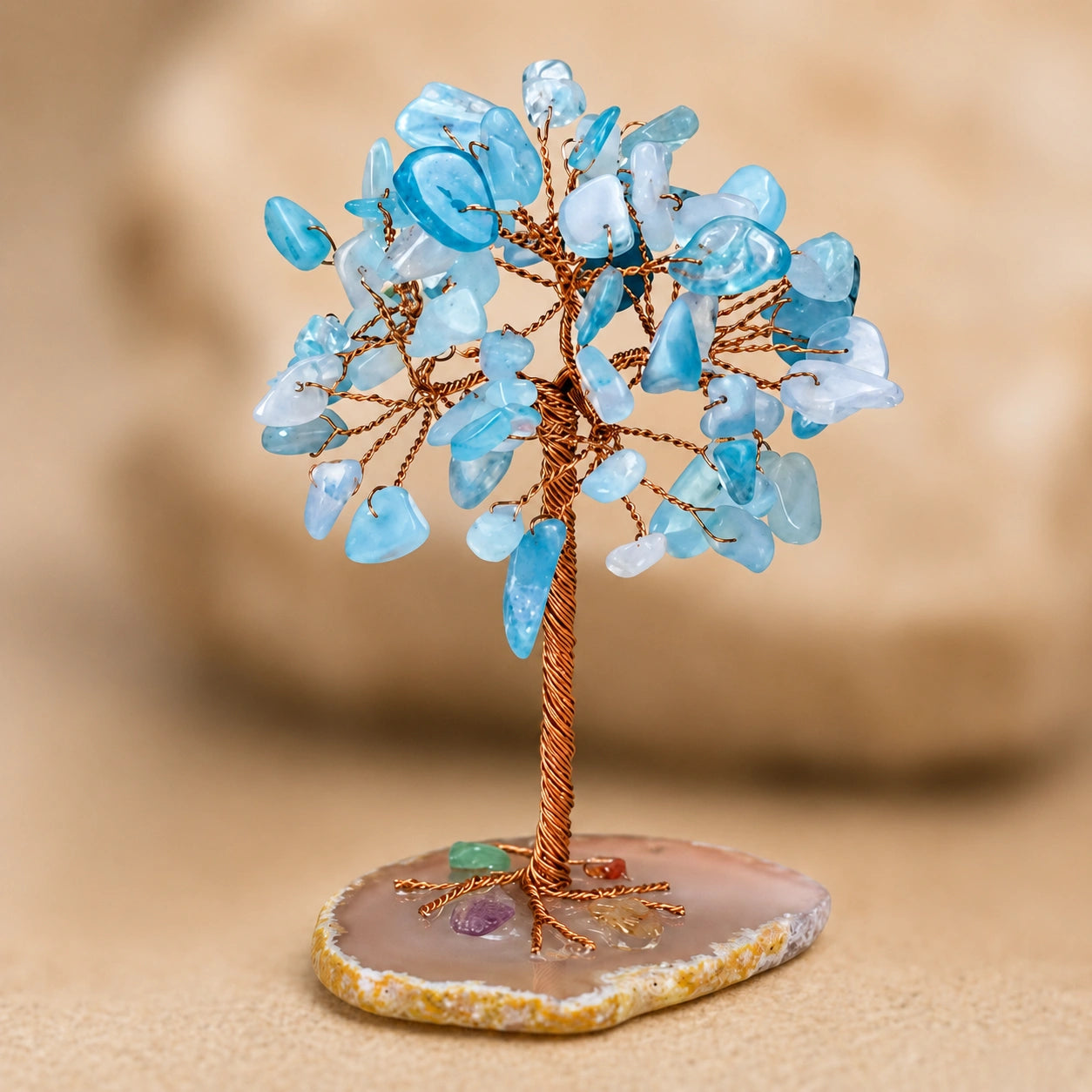 Health Peak™ VitalBreath Aquamarine Wellness Tree – Respiratory Renewal