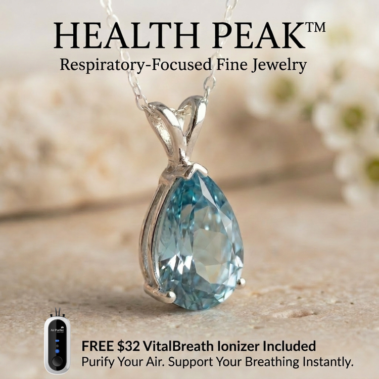 Health Peak Aquamarine Pendant