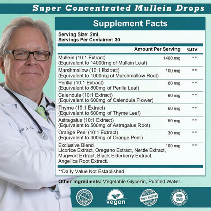 Health Peak™ Premium Mullein Extract:  Superior Potency, Real Results