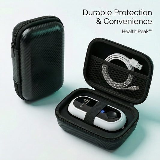 Health Peak™ Protective Storage Case:  for Your Personal Air Purifier Ionizer Pendant
