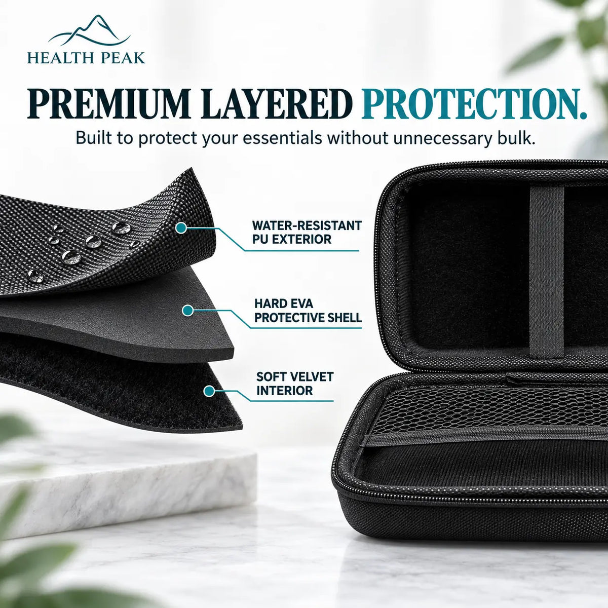Health Peak Protective Storage Case: For Nebulizer