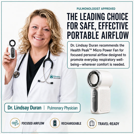 Health Peak™ VitalBreath Micro Portable Power Fan