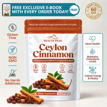 Ceylon-Zimt 7200 mg Äquivalent mit MCT-Öl