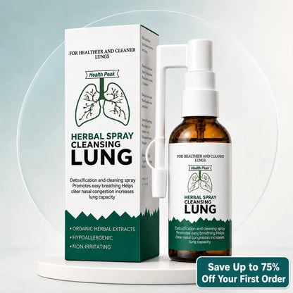 Health Peak™ Organic Herbal Oral Spray – Powerful Lung Cleanse Support
