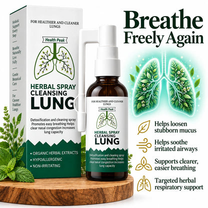Health Peak™ Organic Herbal Oral Spray – Powerful Lung Cleanse Support