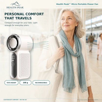 Health Peak™ VitalBreath Micro Portable Power Fan