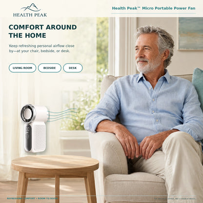 Health Peak™ VitalBreath Micro Portable Power Fan