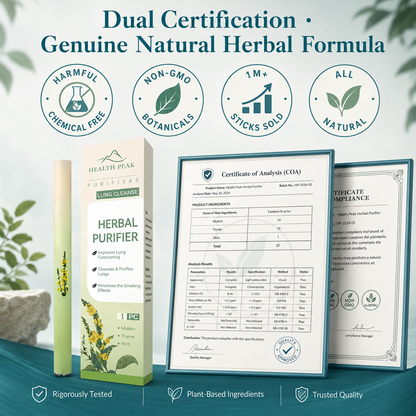 Health Peak™ Organic Herbal Lung Cleanse Inhaler