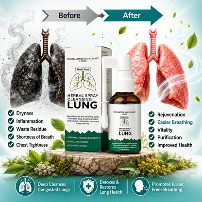 Health Peak™ Organic Herbal Oral Spray – Powerful Lung Cleanse Support