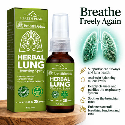 Health Peak™ Premium Organic Herbal Oral Spray: Superior Potency Lung Cleanse