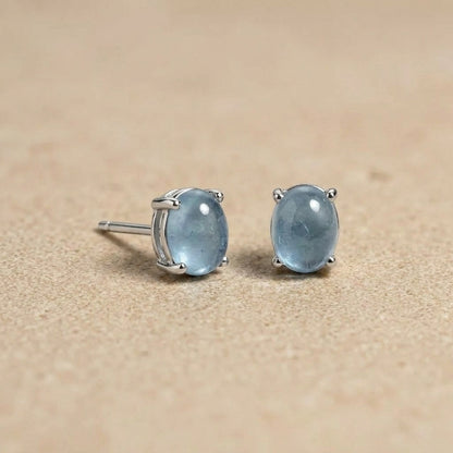 Health Peak™ VitalBreath Aquamarine Earrings Crystals – Respiratory Renewal