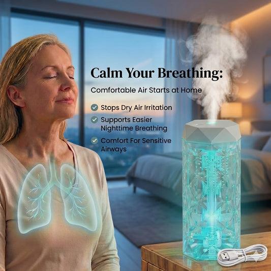 Health Peak™ VitalMist Ultrasonic Humidifier & Aromatherapy Diffuser